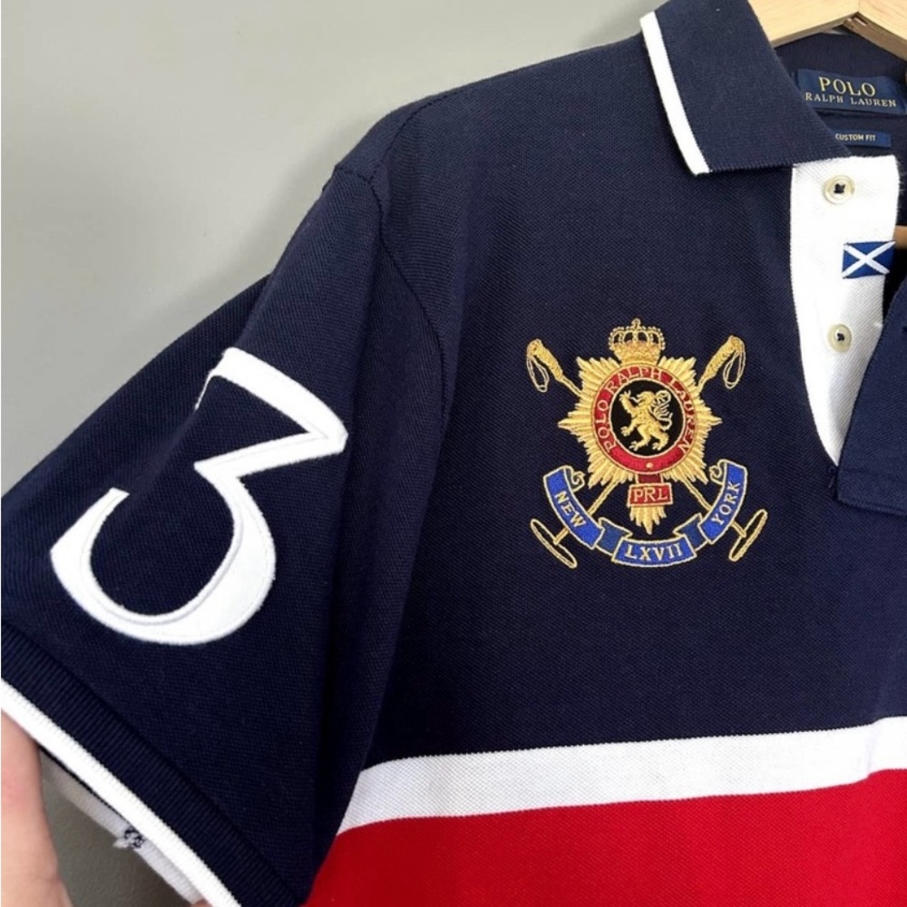 Polo by Ralph Lauren Men's Navy Polo Shirt - Picture 2 of 6